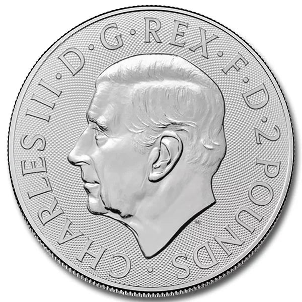 Silver Britannia 1 oz Coin (Random Year, BU)