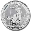 Silver Britannia 1 oz Coin (Random Year, BU)