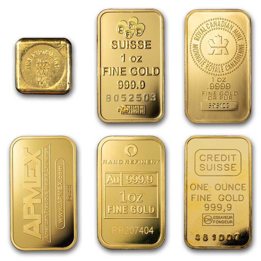 Gold 1 oz Bar Bullion (Secondary Market)