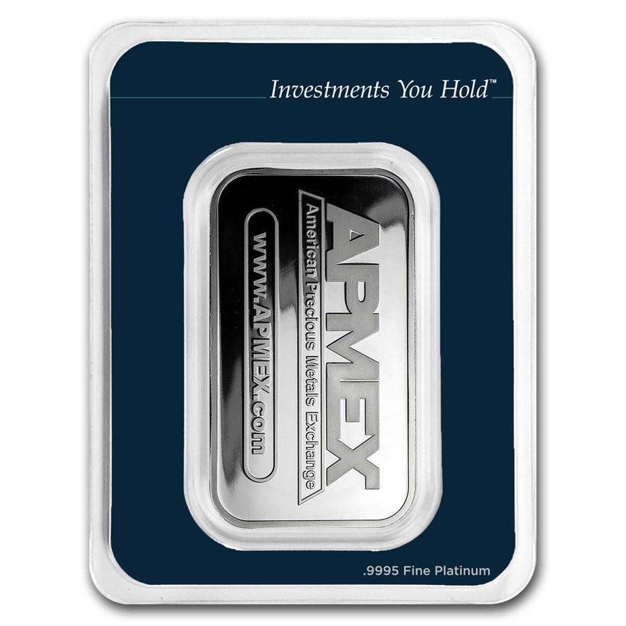 Platinum Apmex 1 oz Bar Bullion