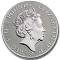 The Queen's Beasts: The White Horse of Hanover Silver 2 oz Coin (Random Year, BU)