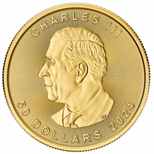 Gold Canadian Maple 1 oz Coin (Random Year, BU)