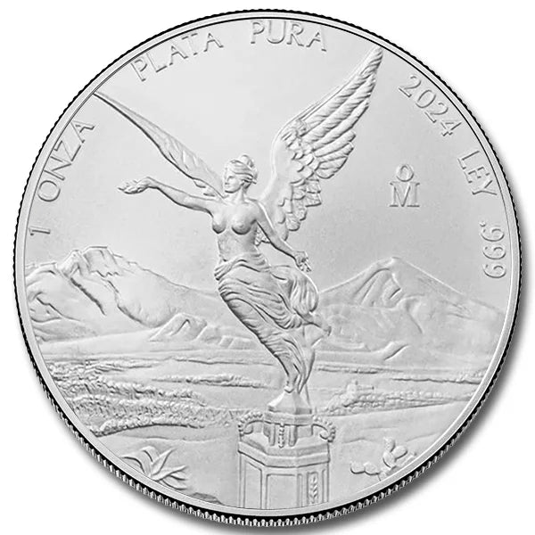 Silver Mexican Libertad 1 oz Coin (2024, BU)