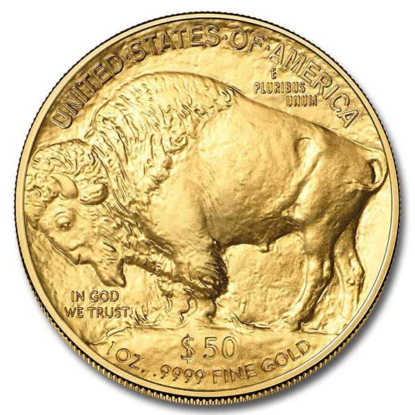 Gold American Buffalo 1 oz Coin (Random Year, BU)
