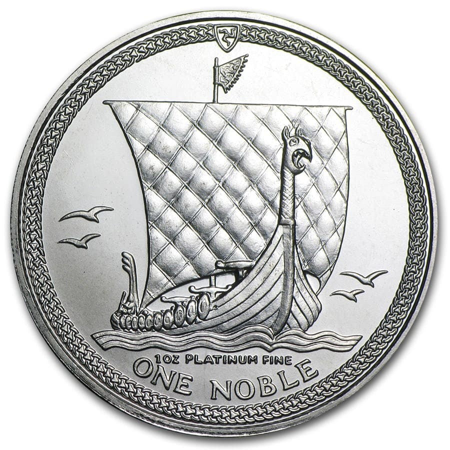 Platinum Isle of Man 1 oz Coin (Random Year, BU)